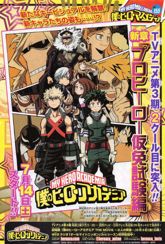 My Hero Academia D Voile La Date De Retour De La Saison