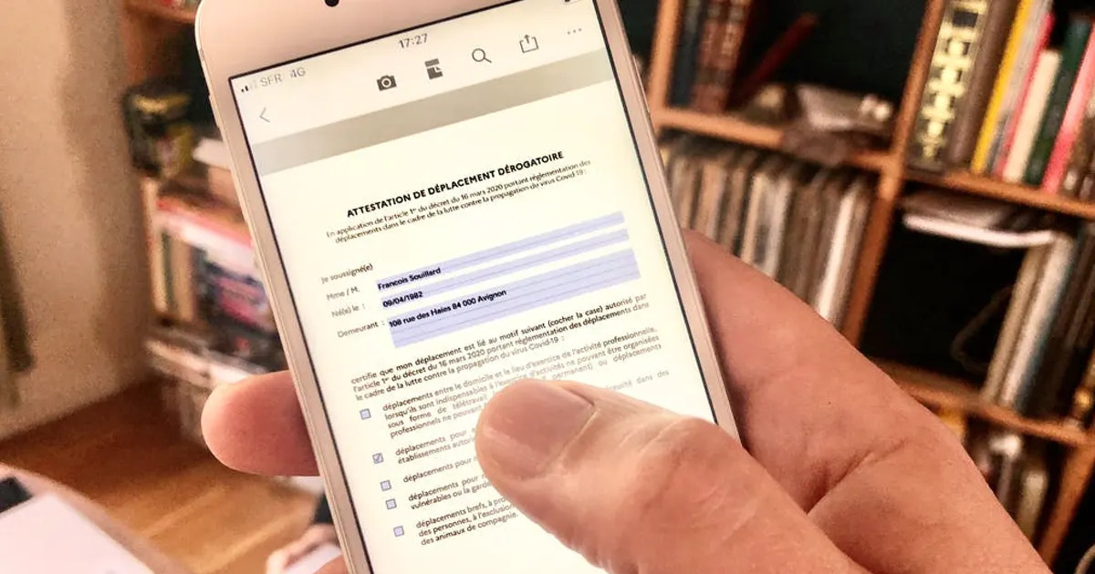 Confinement l attestation mobile est disponible voici où et comment