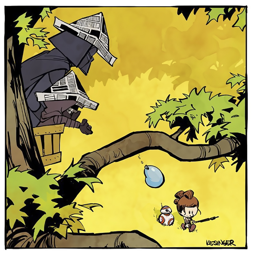Shikimori Nest Pas Juste Mignonne Ep 5 Vos personnages favoris de Star Wars remixés façon Calvin & Hobbes, c