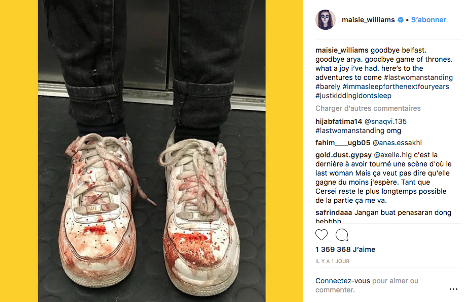 «Game of Thrones»: Maisie Williams dit «au revoir» à Arya Stark
