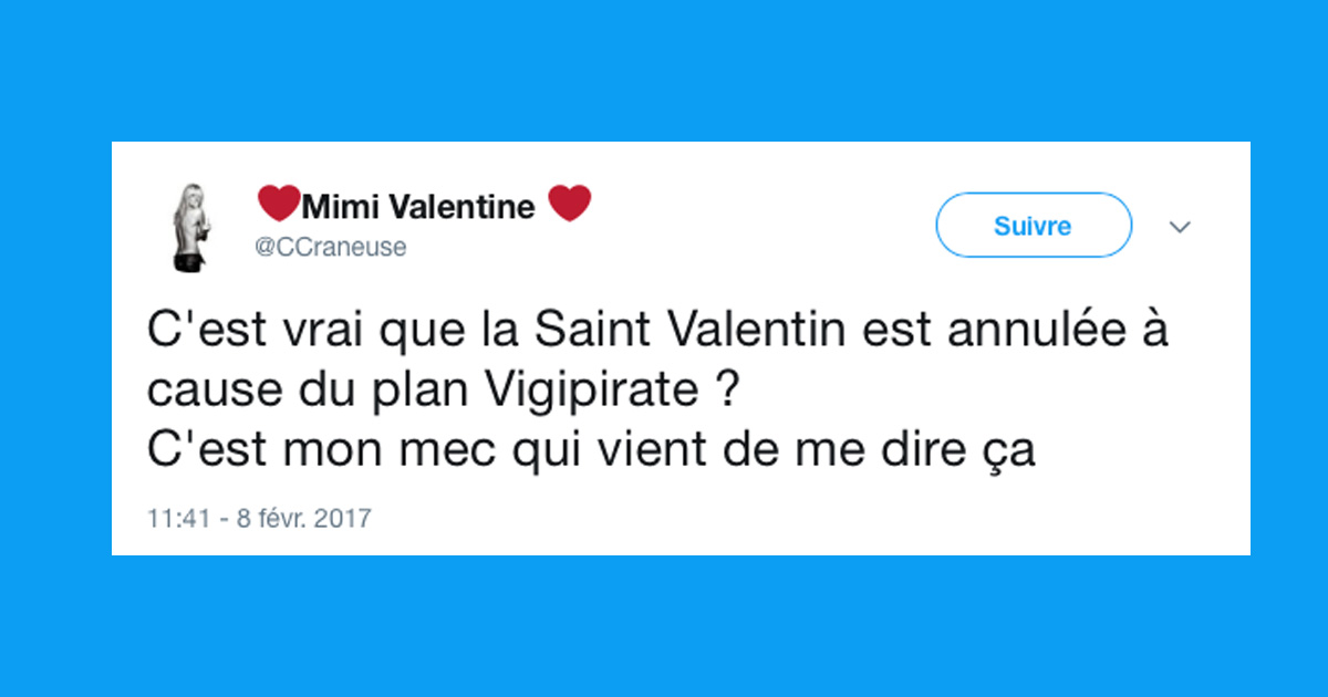 Top Tweets Les Meilleures Reactions Concernant La Saint Valentin