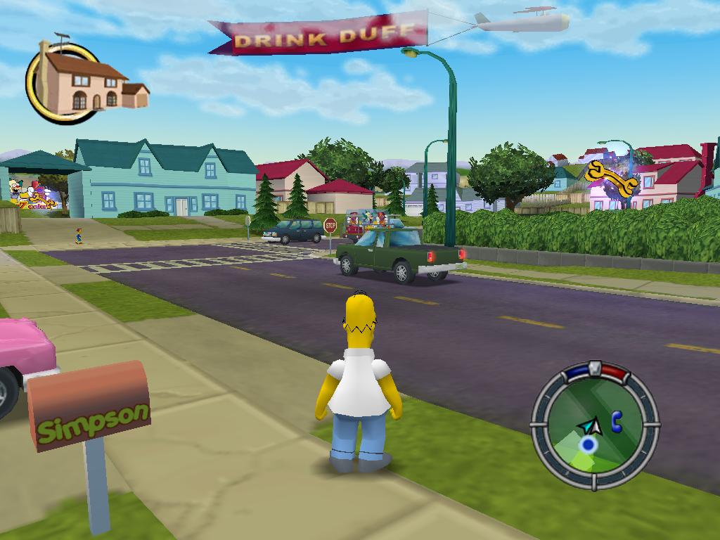 The simpsons hit run текстуры