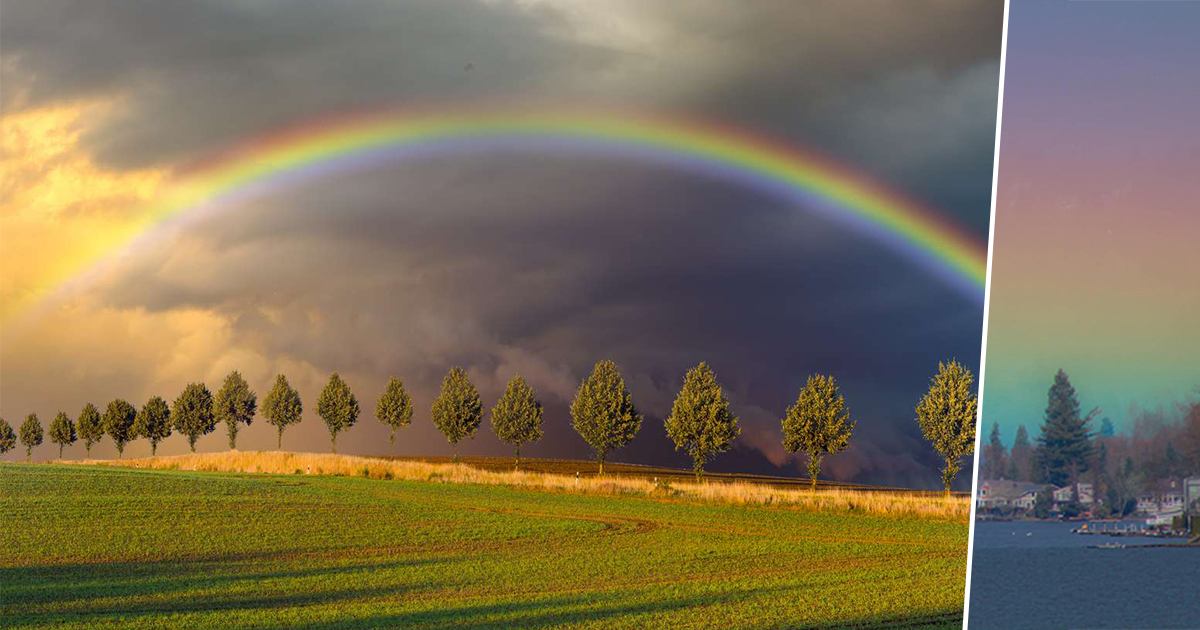L Arc En Ciel De La Gravité Ce photographe réalise le cliché de sa vie : "un arc-en-ciel horizontal