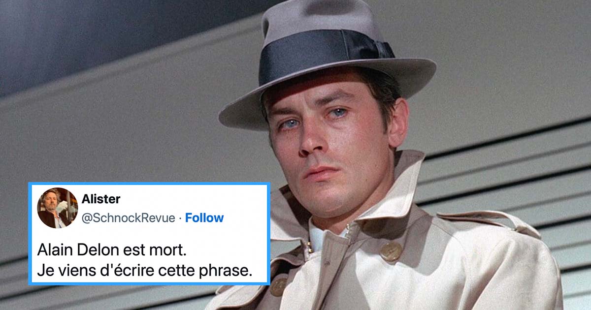 Alain Delon Est Mort, Les Twittos Rendent Hommage à Ce Monstre Sacré Du ...