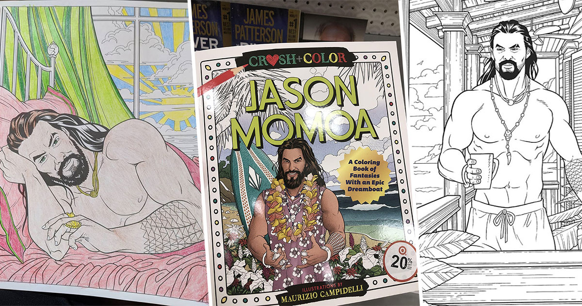Download Détendez-vous grâce à ce livre de coloriage entièrement dédié à Jason Momoa
