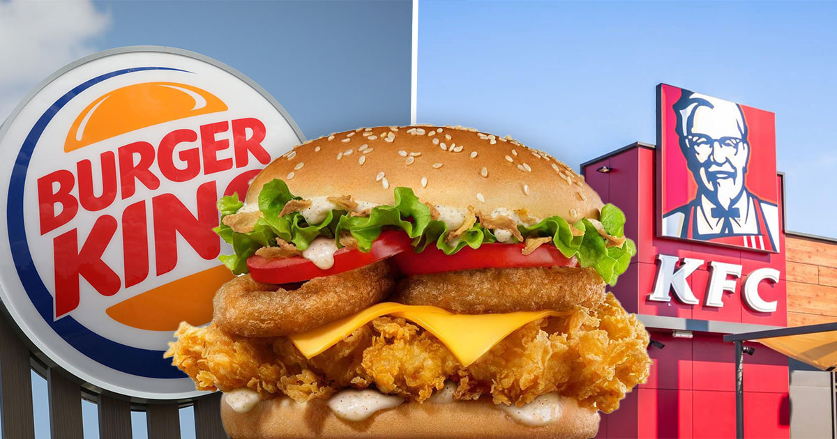 Burger King x KFC : deux burgers exclusifs lancés en collaboration