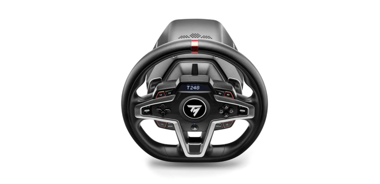 Thrustmaster T248 Volant Racing Retour de Force et pédales magnétiques -  PS5 / PS4 / PC : : Jeux vidéo