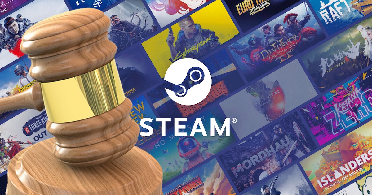 Steam à cause de la justice française, vous n