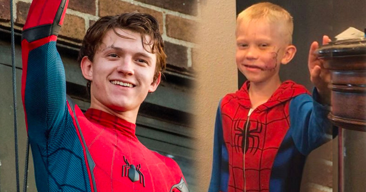 Spider-Man : l'énorme privilège offert par Tom Holland au petit garçon