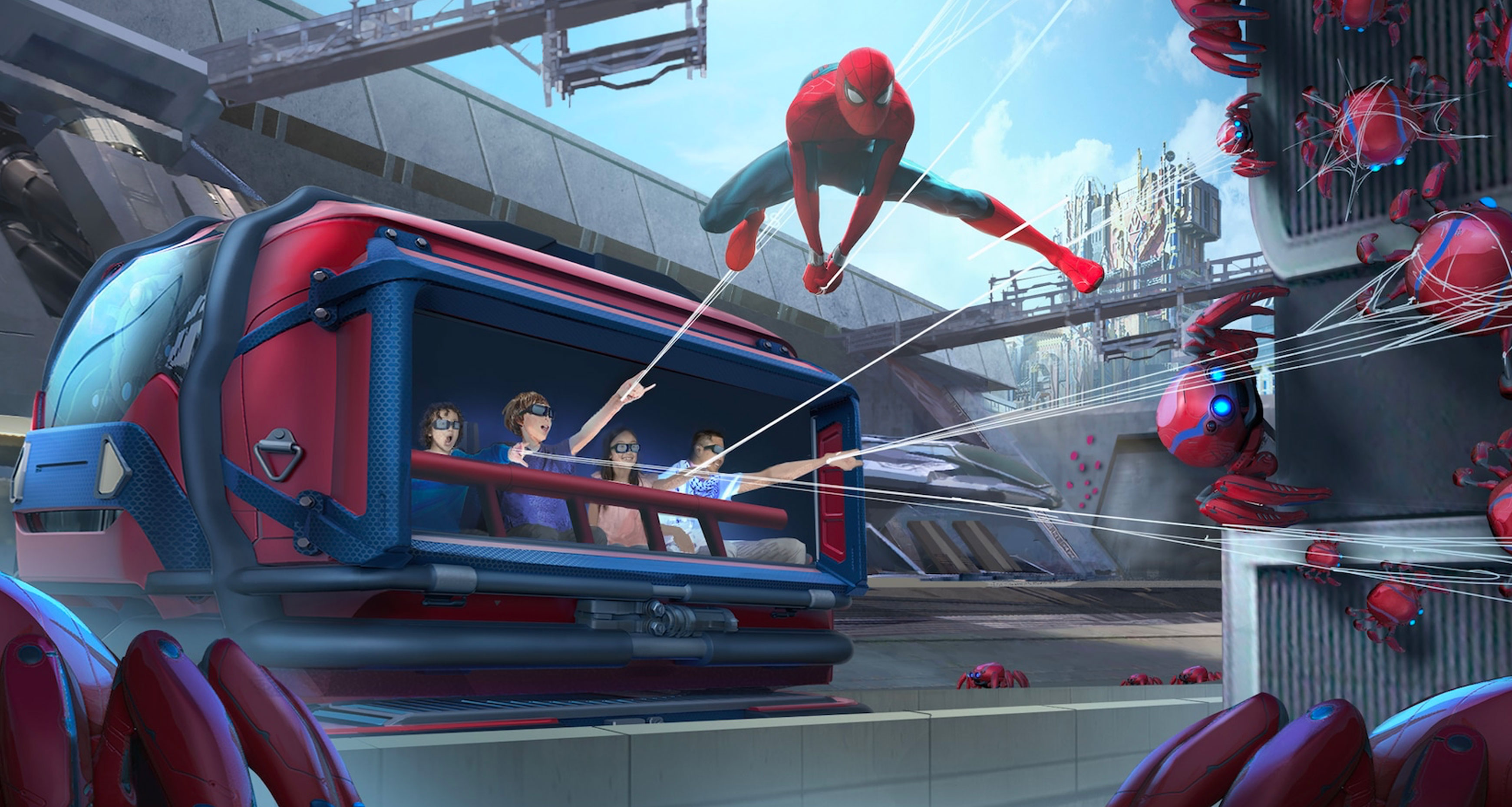 Spider Man No Way Home Vo Paris Disneyland Paris : de nouvelles images de l'incroyable attraction